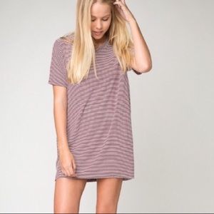 brandy melville stripped t shirt dress
